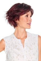 Mariska brunette wig side2