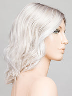 ICE BLONDE LIGHTED 60.1001.101 | Pearl White, Winter White, and Pearl Platinum Blend with Highlights throughout and Concentrated in the front with Shaded Roots
