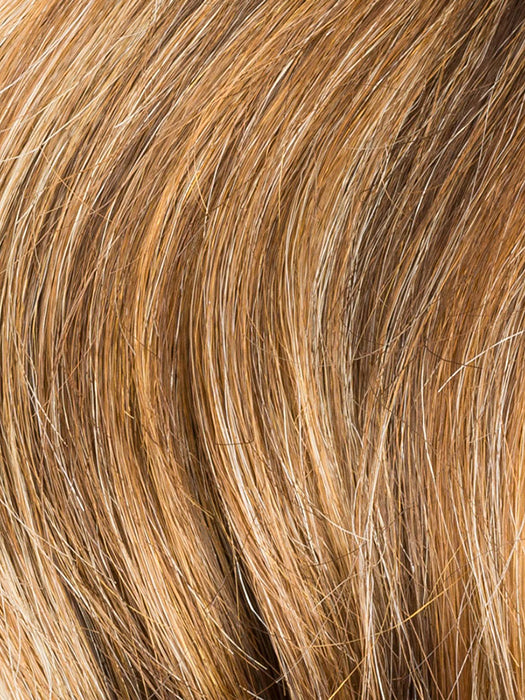 NUT MULTI LIGHTED 830.26.27 | Medium Brown blended with Light Auburn and Light Golden Blonde Highlights throughout and concentrated in the front