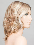 TOFFEE BLONDE LIGHTED 20.27.23 | Light Strawberry Blonde, Dark Strawberry Blonde and Lightest Pale Blonde Blend with Highlights throughout and Concentrated in the front with Shaded Roots