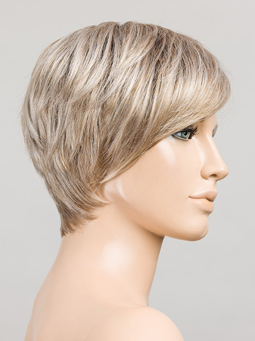 PEARL BLONDE ROOTED 101.22.16 | Pearl Platinum and Light Neutral Blonde with Medium Blonde Blend and Shaded Roots