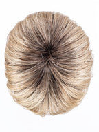 CHAMPAGNE ROOTED 22.25.20 | Light Neutral Blonde, Lightest Golden Blonde, and Light Strawberry Blonde Blend with Shaded Roots