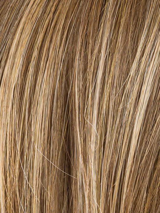 MOCCA ROOTED 830.12.20 | Medium Brown Blended with Light Auburn and Lightest Brown and Light Strawberry Blonde Blend with Shaded Roots