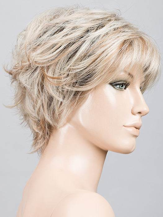 CHAMPAGNE ROOTED 22.25.20 | Light Neutral Blonde, Lightest Golden Blonde, and Light Strawberry Blonde Blend with Shaded Roots