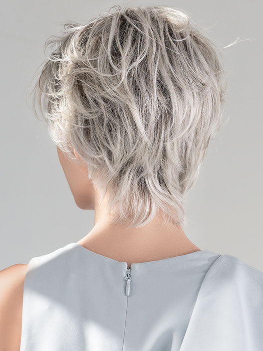 SATIN SOFT by ELLEN WILLE in SILVER BLONDE ROOTED 60.1001.2 | Pearl White and Winter White with Lightest Ash Blonde Blend and Shaded Roots