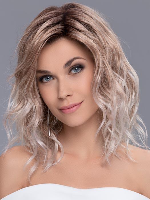TOUCH by ELLEN WILLE IN CANDY BLONDE ROOTED 101.27.60 | Pearl Platinum, Dark Strawberry Blonde, and Pearl White with Dark Shaded Roots