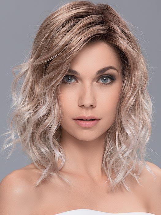 TOUCH by ELLEN WILLE IN CANDY BLONDE ROOTED 101.27.60 | Pearl Platinum, Dark Strawberry Blonde, and Pearl White with Dark Shaded Roots