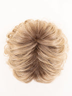 BAHAMA BEIGE SHADED 16.22.20 | Medium Blonde, Light Neutral Blonde, and Light Strawberry Blonde Blend with Shaded Roots
