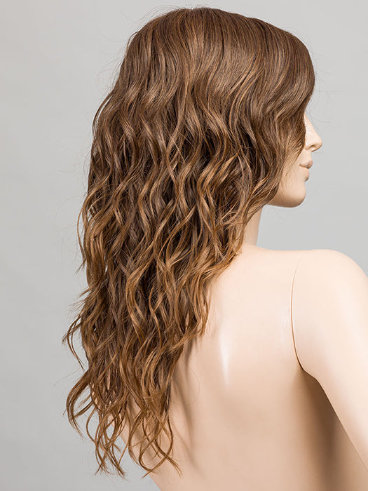 CHOCOLATE TIPPED 830.9 | Medium Brown, Light Auburn and Medium Warm Brown Blend with Lighter Tipped Ends
