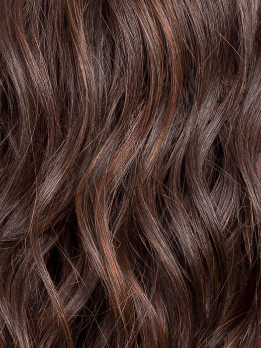 DARK CHOCOLATE SHADED 4.33.6 | Darkest Brown, Dark Auburn and Dark Brown Blend with Shaded Roots