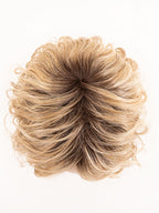 SAND SHADED 20.14.25 | Light Strawberry Blonde and Medium Ash Blonde with Lightest Golden Blonde Blend and Shaded Roots