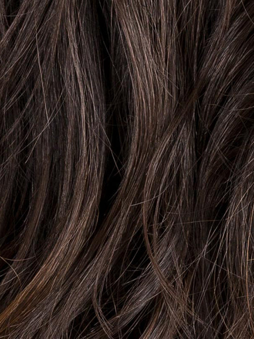ESPRESSO TIPPED 2.4.8 | Black/Dark Brown with Darkest Brown Blend and Medium Brown Highlights with Lighter Tipped Ends and Shaded Roots