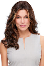 After Top Level brunette hair topper
