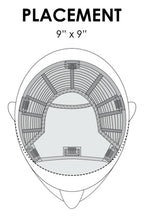Top Smart Wavy 12" hair topper placement
