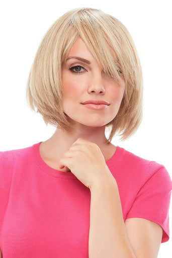 Top This 8" blonde human hair topper