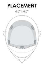 Top Form 8" human hair topper placement