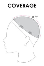 Top Full 18" human hair topper placement