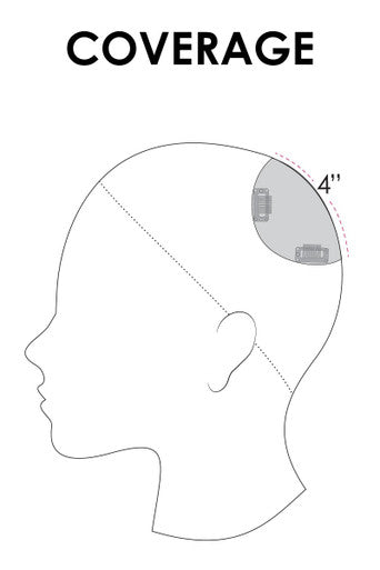 Top This 12" human hair topper placement