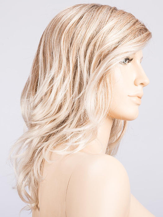CANDY BLONDE ROOTED 101.27.60 | Pearl Platinum, Dark Strawberry Blonde, and Pearl White with Dark Shaded Roots