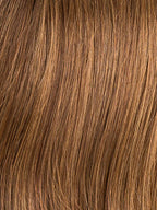 MOCCA ROOTED 830.12.27 | Medium Brown Blended with Light Auburn, Lightest Brown, and Dark Strawberry Blonde Blend with Shaded Roots