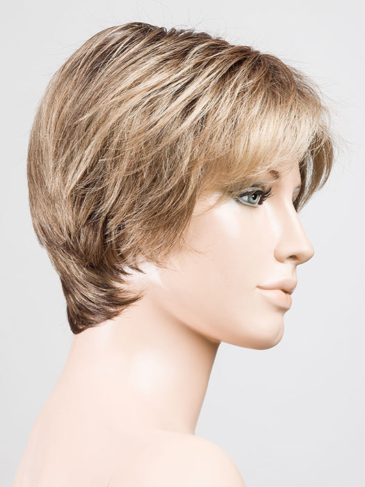 DARK SAND ROOTED 12.14.20 | DARK SAND ROOTED 12.14.20 | Lightest Brown and Medium Ash Blonde with Light Strawberry Blonde Blend with Shaded Roots