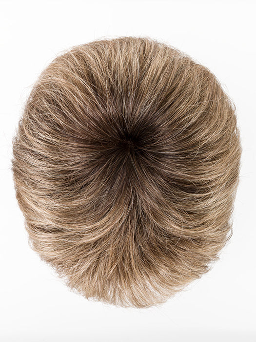 DARK SAND ROOTED 12.14.20 | DARK SAND ROOTED 12.14.20 | Lightest Brown and Medium Ash Blonde with Light Strawberry Blonde Blend with Shaded Roots