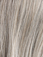 METALLIC BLONDE TIPPED 51.60.101 | Black/Dark Brown/Lightest Brown and Pearl White and Pearl Platinum with Grey Blend and Lighter Tipped Ends and Shaded Roots