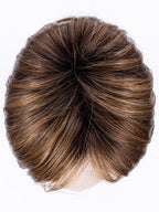 TOBACCO ROOTED 8.27.26 | Medium Brown, Dark Strawberry Blonde, and Light Golden Blonde Blend with Shaded Roots