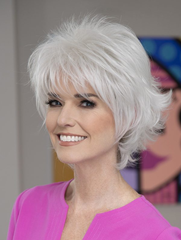 Aria by Envy, Wefted, Traditional, Human Hair Synthetic Blend Wig - Image 4