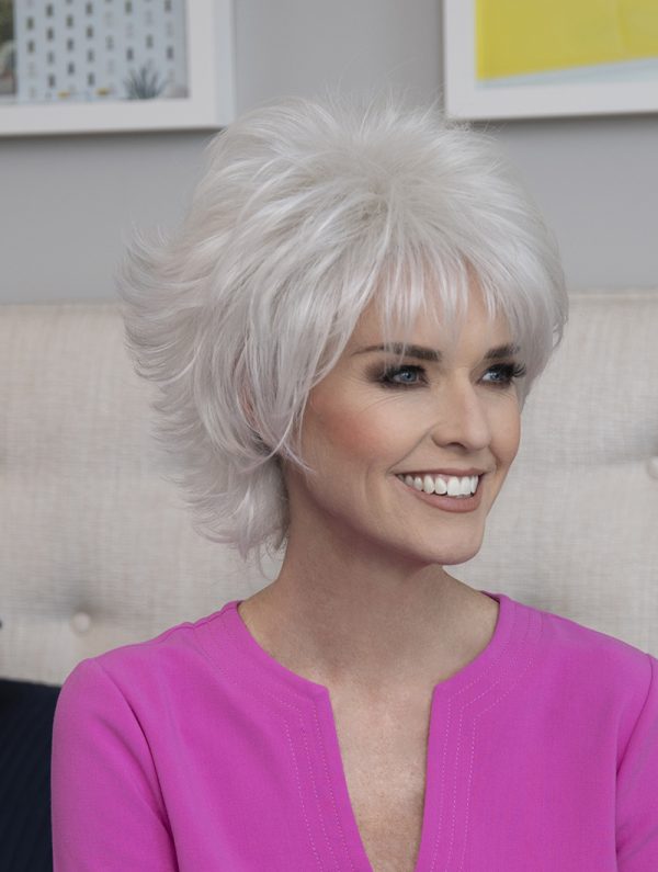 Aria by Envy, Wefted, Traditional, Human Hair Synthetic Blend Wig - Image 5