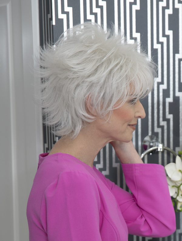 Aria by Envy, Wefted, Traditional, Human Hair Synthetic Blend Wig - Image 6