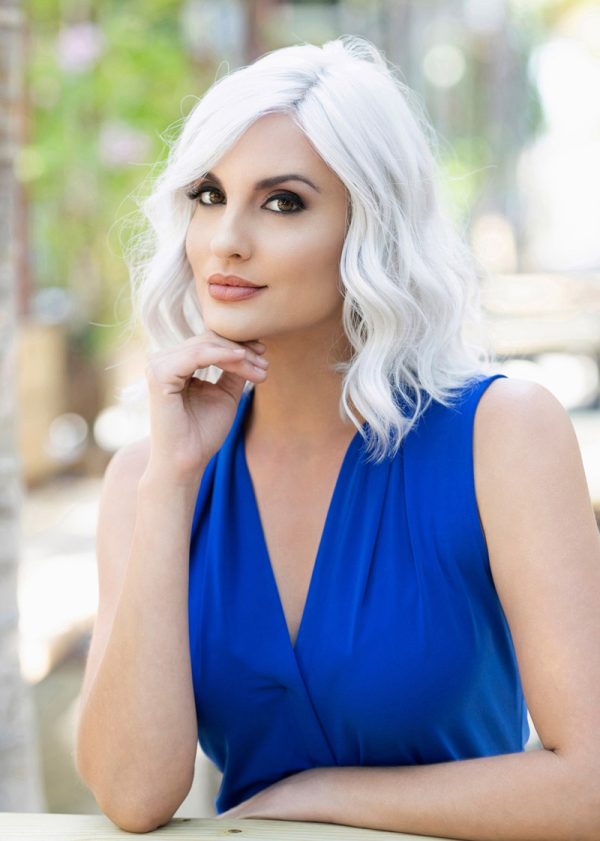 Emma by Envy, Lace Front, Human Hair Synthetic Blend  Wig - Image 6