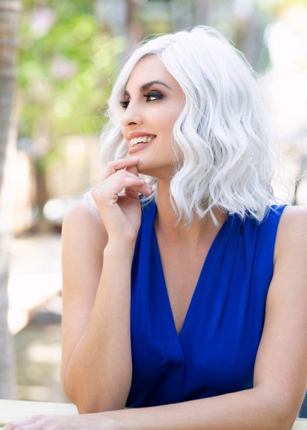 Emma by Envy, Lace Front, Human Hair Synthetic Blend  Wig - Image 7