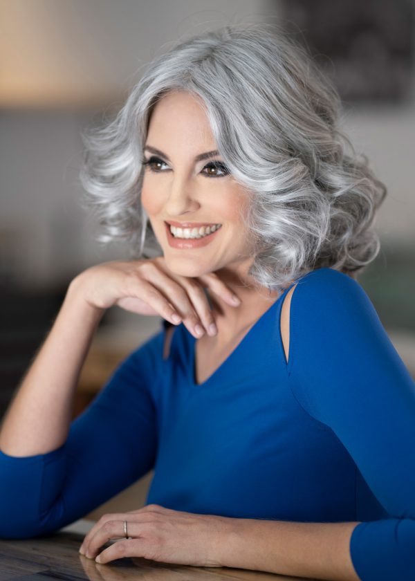 Isabella by Envy, Front Lace, Human Hair Synthetic Blend Wig - Image 5