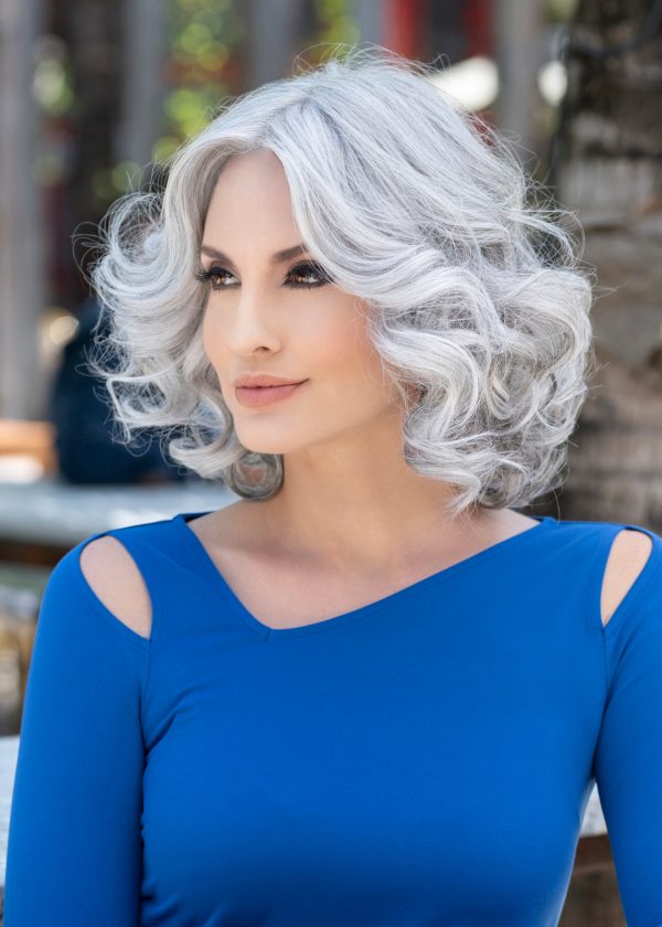 Isabella by Envy, Front Lace, Human Hair Synthetic Blend Wig - Image 9