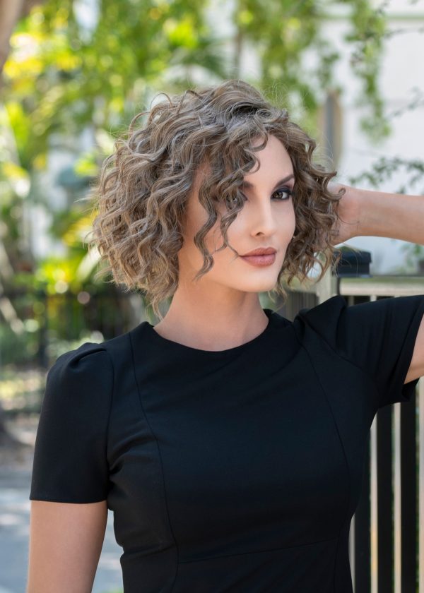 Jordan by Envy, Front Lace, Human Hair Synthetic Blend Wig - Image 10