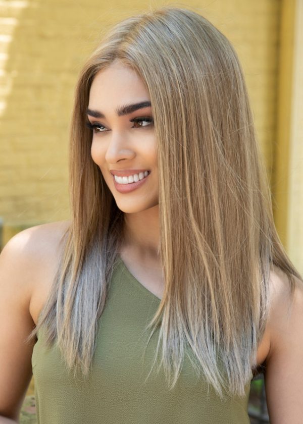 Veronica By Envy, Lace Front, Human Hair Synthetic Blend Wig - Image 6