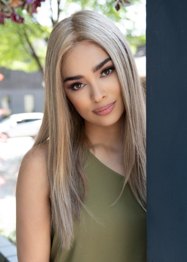 Veronica By Envy, Lace Front, Human Hair Synthetic Blend Wig - Image 11