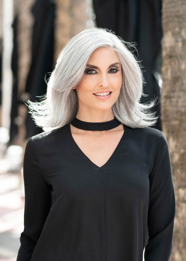 Zoey By Envy, Lace Front, Human Hair Synthetic Blend Wig - Image 9