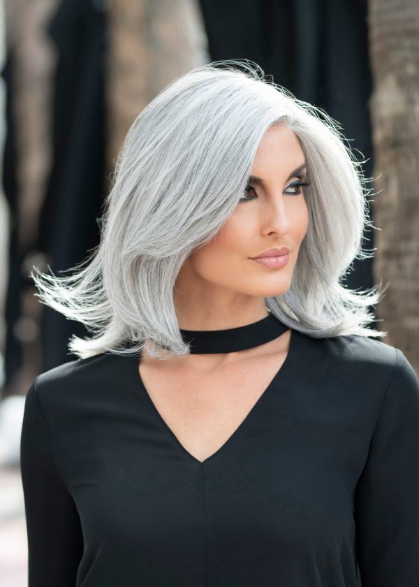 Zoey By Envy, Lace Front, Human Hair Synthetic Blend Wig - Image 10