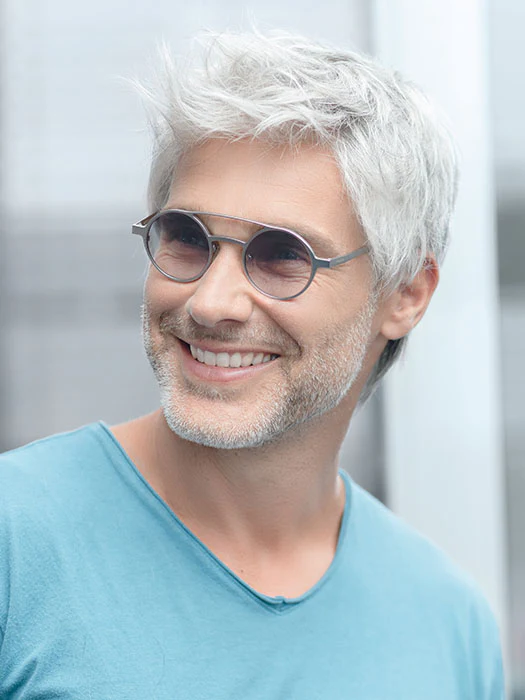 George 5 Stars by Ellen Wille, Lace Front, Synthetic Wig for Men - Image 4
